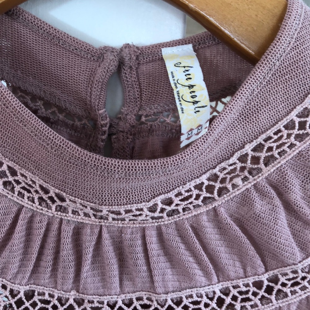 Free People English Rose Swint Top pink - Picture 7 of 8